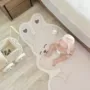 摄影印染宝宝长毛绒爬行垫
