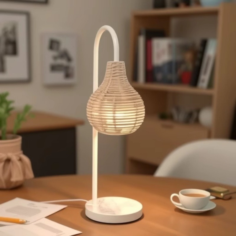 Luces al aire libre villas impermeables paisaje de patio césped lámpara de mesa lámpara de pie al aire libre lámpara de césped de jardín tejida a mano