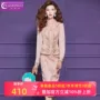 原创春季中式假两件连衣裙
