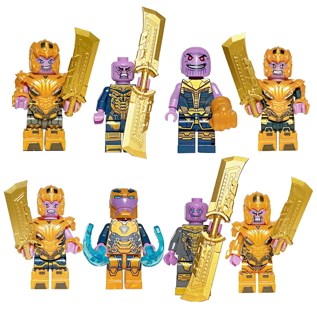 Hero Building Block Figures for Boys, Assembly Toys Exclusively for Cross-Border Foreign Trade