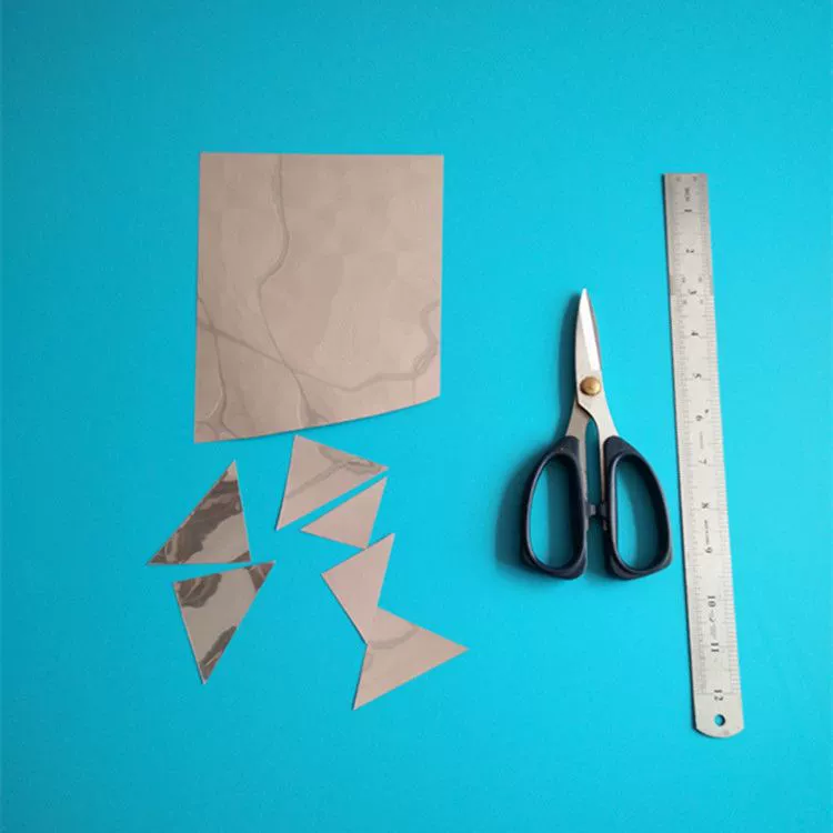 Пластиковое зеркало, оригами, линза, DIY, детское handmade DIY