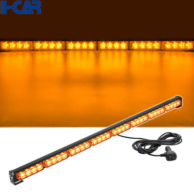 4燈8節32led汽車長條爆閃燈車頂高亮大功率杠燈中網爆閃燈棍子燈