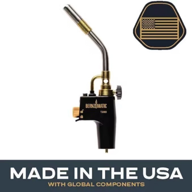 美国进口BERNZMATIC高温焊枪TS8000瓦斯枪户外喷火枪美式防风焊炬