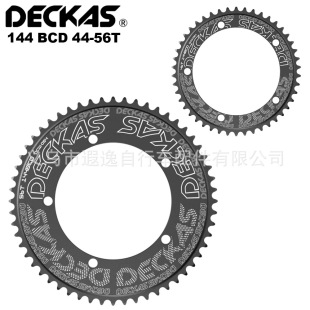 DECKAS Field Vehicle 144BCD 46-56T Non-Positive and Negative Teeth Dead Flying Crank Single Disc Disc