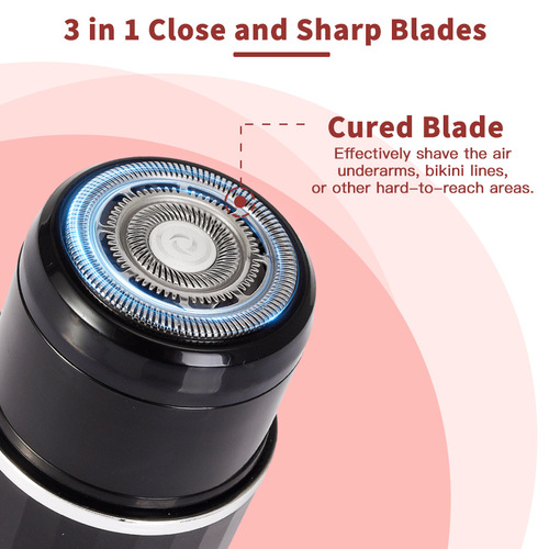 New Style Razor Electric Hair Trimmer Mini Travel Portable Armpit Hair Shaver Beard Cutter Full Body Washable Shaving Razor
