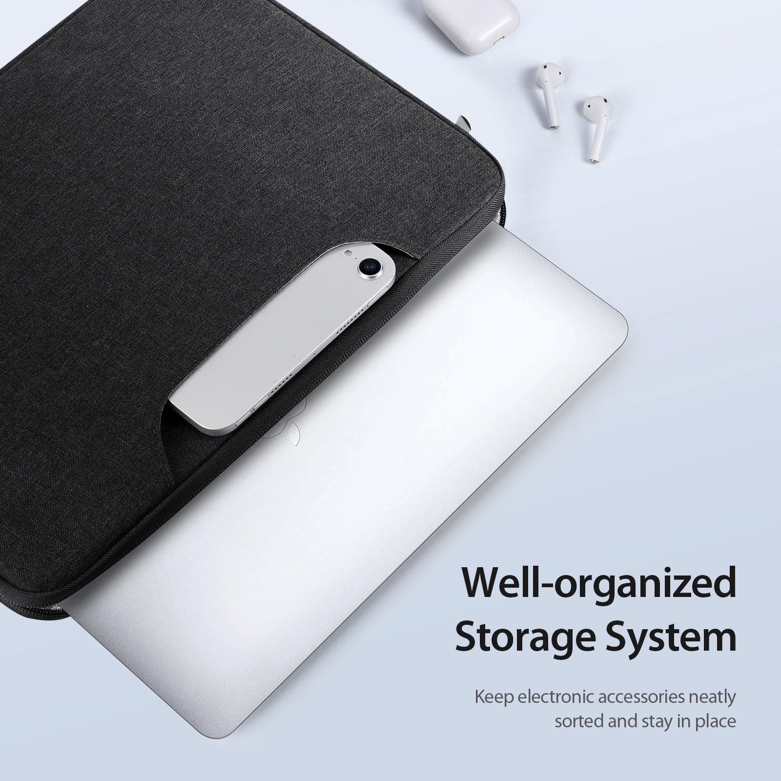 Adecuado para Apple Samsung Huawei bolsa de almacenamiento portátil MacBook de negocios bolsa de ordenador portátil resistente al desgaste a prueba de agua