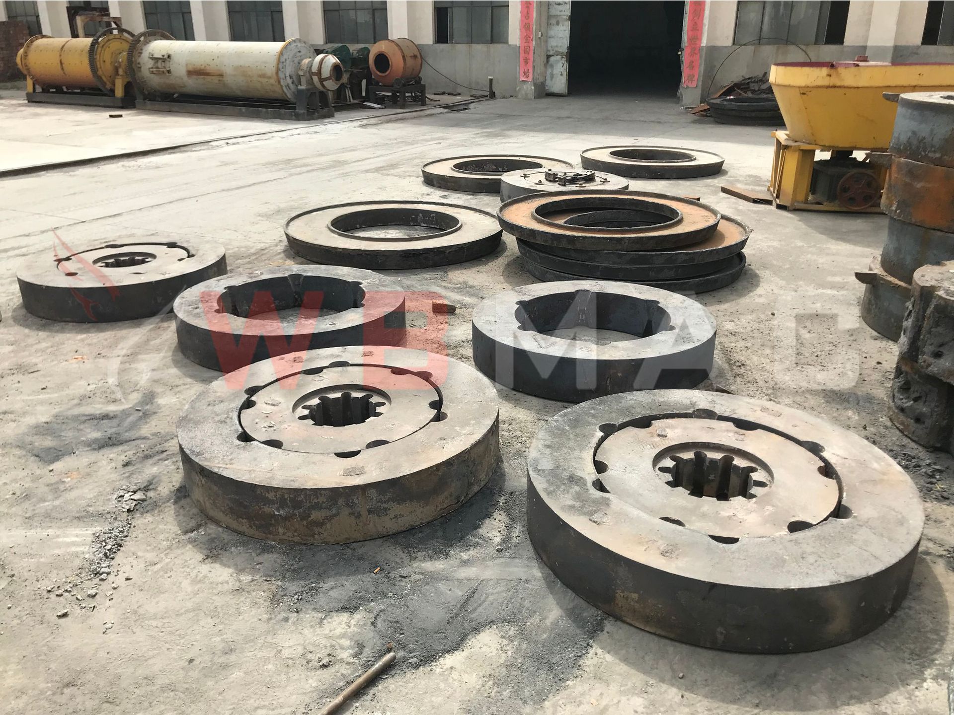 碾金机配件 易损件 碾轮 碾辊 消失模铸造 耐磨