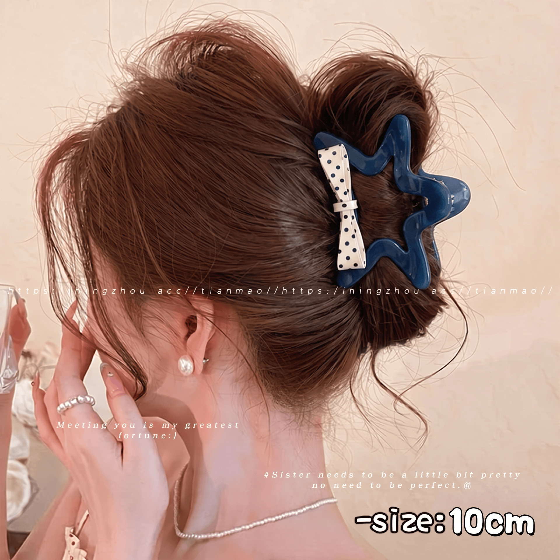 2026 nuevo clip de cabello ondulado clip de cabello de tiburón grande clip de cabello de mujer detrás de la cabeza de alta sensación clip de cabello accesorios para el cabello