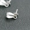 YB Elegance 925 Pearl Pendant Flower Necklace Pendant Buckle diy parts YB25428