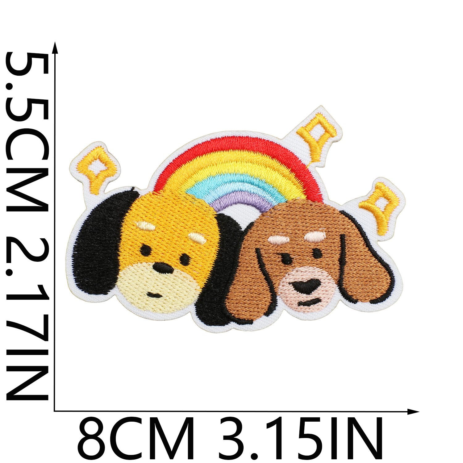 3g Weight Clothing Sticker Patches Classification 1 Piece Quantity Dacron thread Material Dog Pattern Casual, Elegant, Cute Style Embroidery Craft 1 Piece Casual Elegant Cute Dog Dacron Thread Clothing Sticker Patches 9