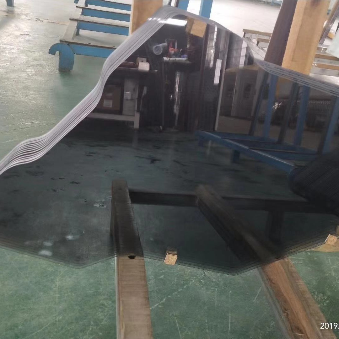 电竞桌 机箱 台面 灰玻高精度钢化玻璃 床头柜 色玻 丝印异形玻璃