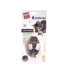 GiGwi Premium Sliding Wheel Mouse Cat Toys Plush Talking Cat Toy Internet Famous Pet Toy for Kitten