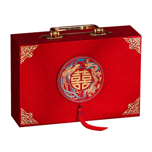 Wedding engagement gold box, betrothal gift box, betrothal gift box, cash gift box, hardware gift box, betrothal gift box, 100,000