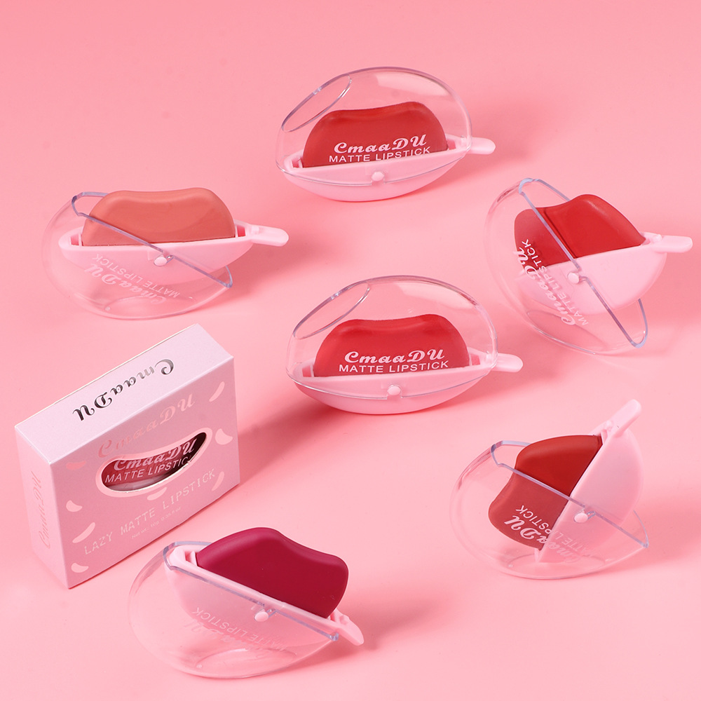 Check it out! Link Disclaimer - Exclusive for foreign trade :CmaaDu 15-color Lazy Person's Lipstick matte undefined