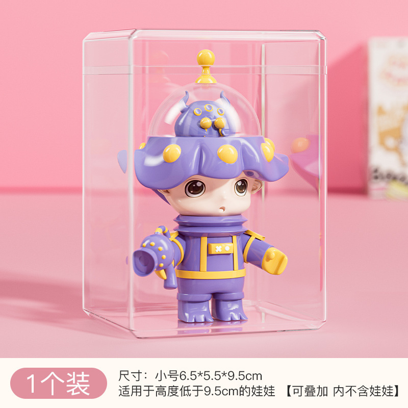 手作り収納ボックス アクリル防塵人形ディスプレイボックス 透明蓋付きブラインドボックスディスプレイボックス 手作り収納ボックス|undefined