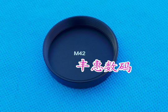 도매 M42 전면 및 후면 커버 금속 블랙 42MM * 1 나사 M42 바디 커버 렌즈 후면 커버