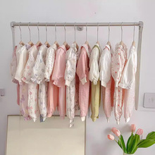 童泰新生婴儿爬爬服安宝儿哈衣春夏款小黑托尼宝宝连体衣无骨工艺