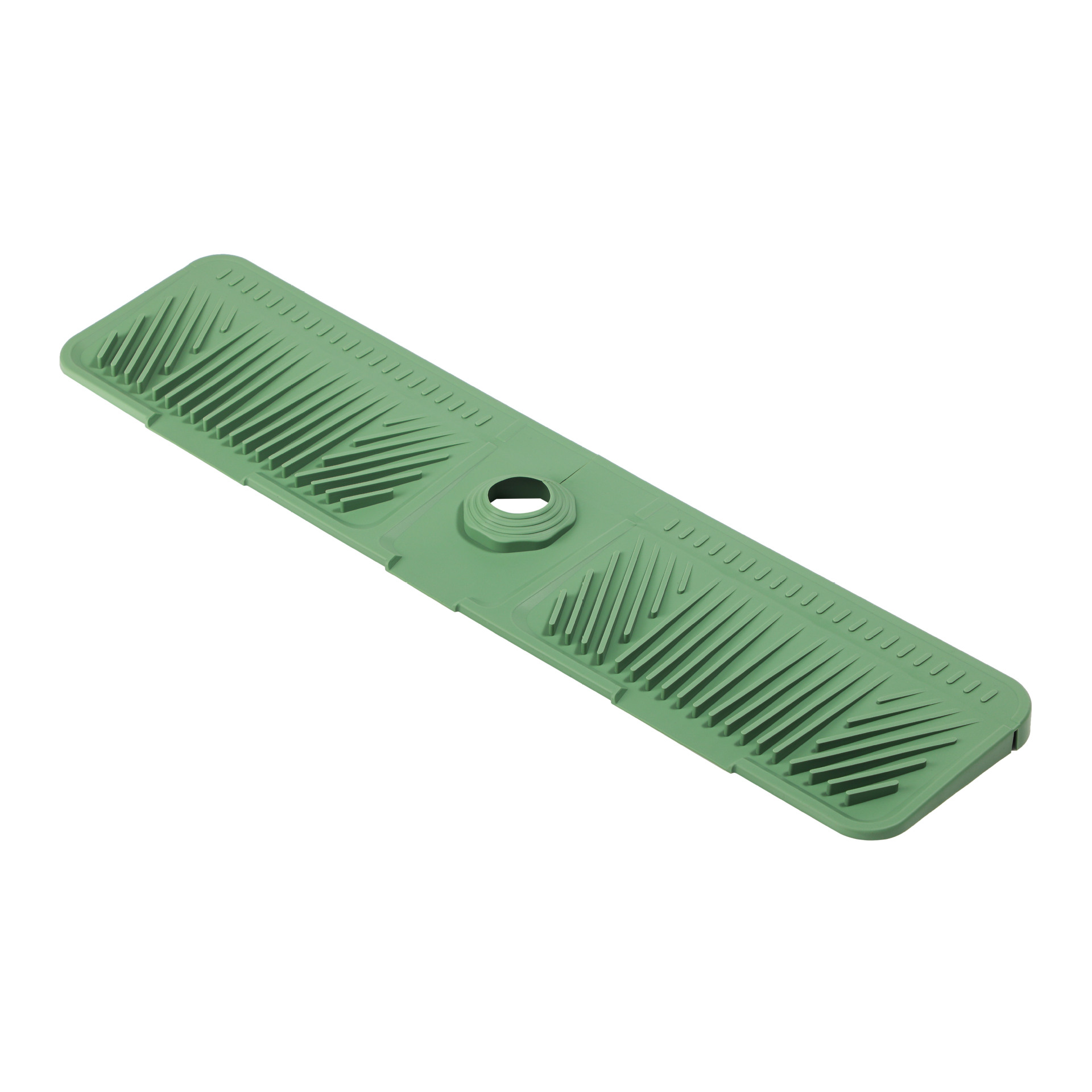 긴 길이 61cm 짙은 녹색