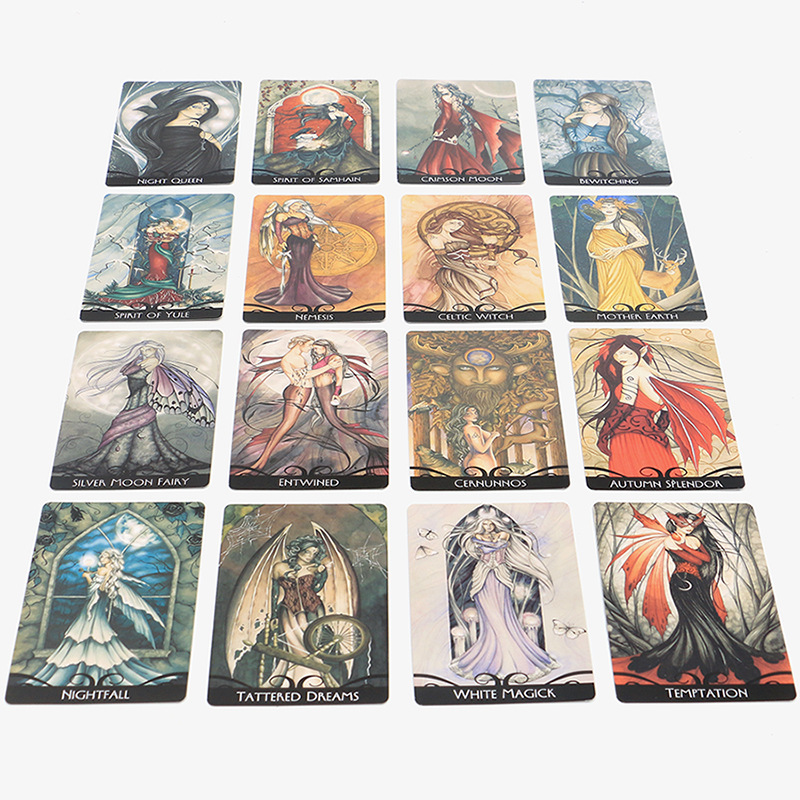 Magic Enchanted Oracle Tarot Cards English Version Board Game_voghion.com