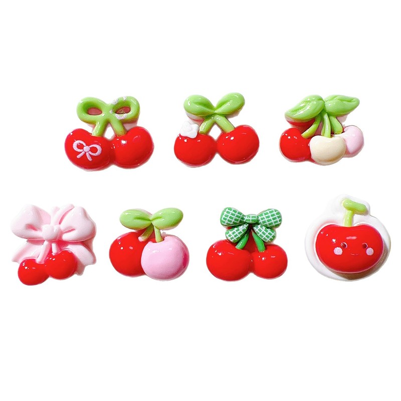 樹脂ジュエリーアクセサリー卸売 diy ヘアアクセサリークリーム接着剤携帯電話ケース衣類材料手作りミニチェリー|undefined