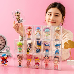 Lego, table doll, stand, acrylic plastic minifigure, storage box