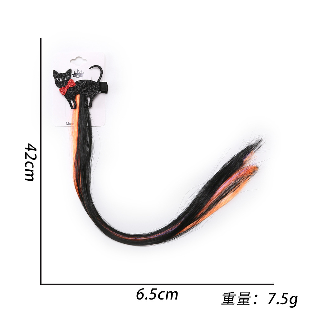 Halloween horquilla de pelo flotante-Black Cat
