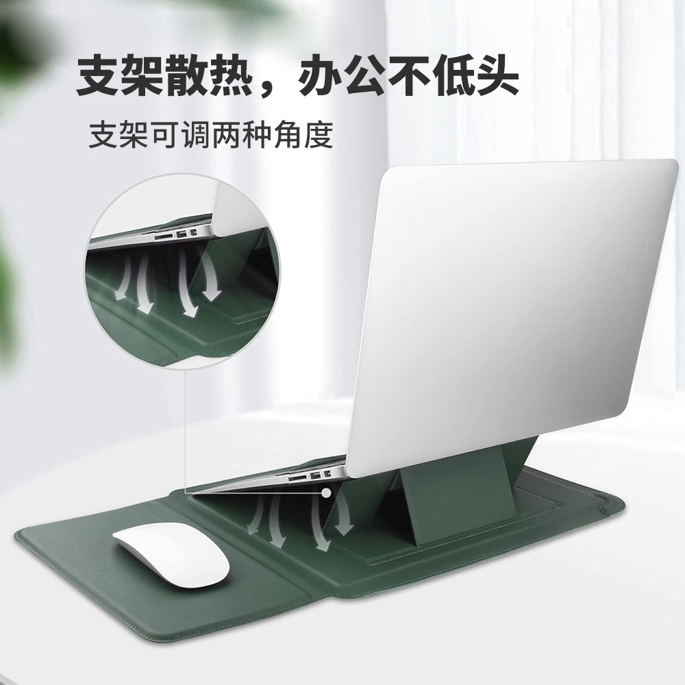 노트북 태블릿 내부 가방 보호 가죽 홀더 14 인치 울트라 북 애플 화웨이 샤오 미
