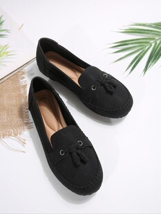 T 3312 Women's Tassel Flat Shoes ���Kƽ��Ь �W���羳