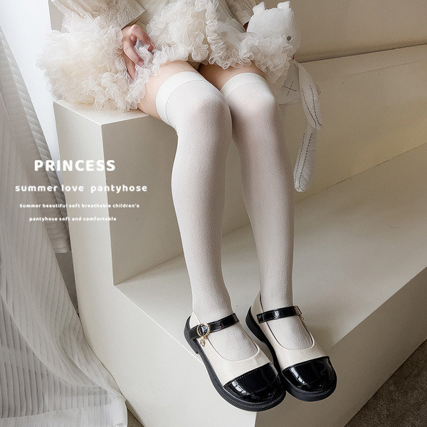 Summer children's thin knee socks