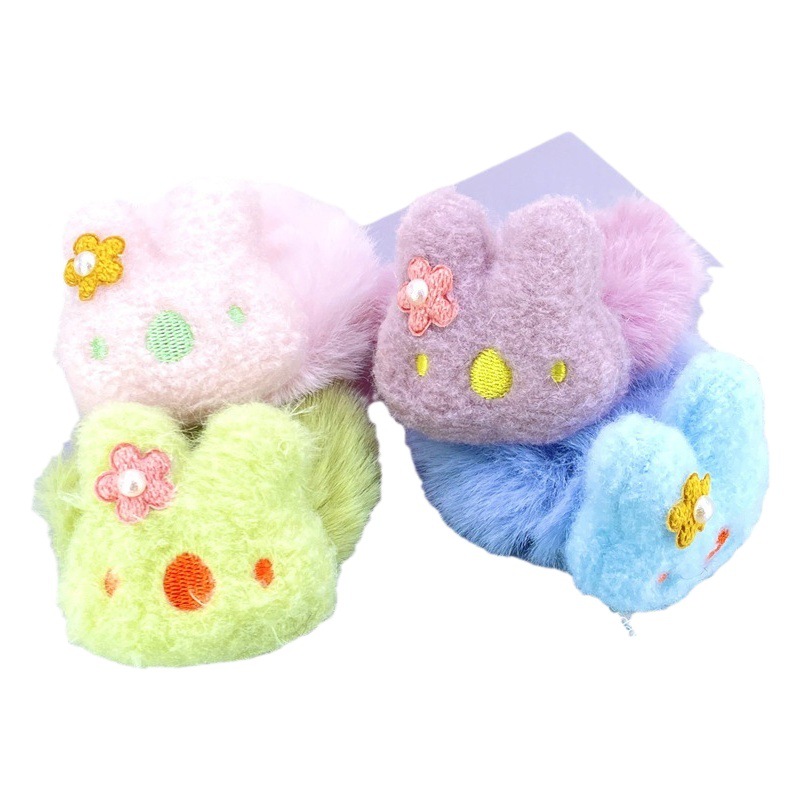 Super lindo de dibujos animados Yugui banda de pelo de perro de Peluche cuerda de Pelo niños Chica lazo banda de goma del pelo coolomi Red accesorios para el cabello rojo