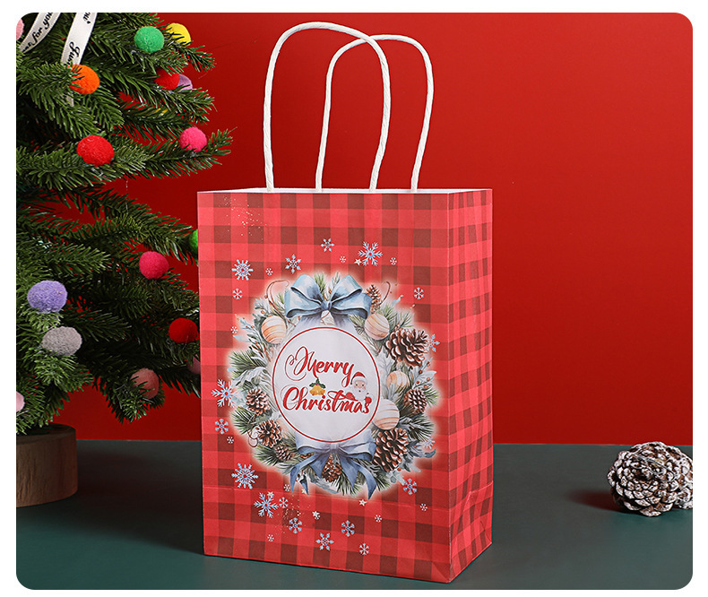 크리스마스 화환-289;15*21*8cm; 화이트 소가죽