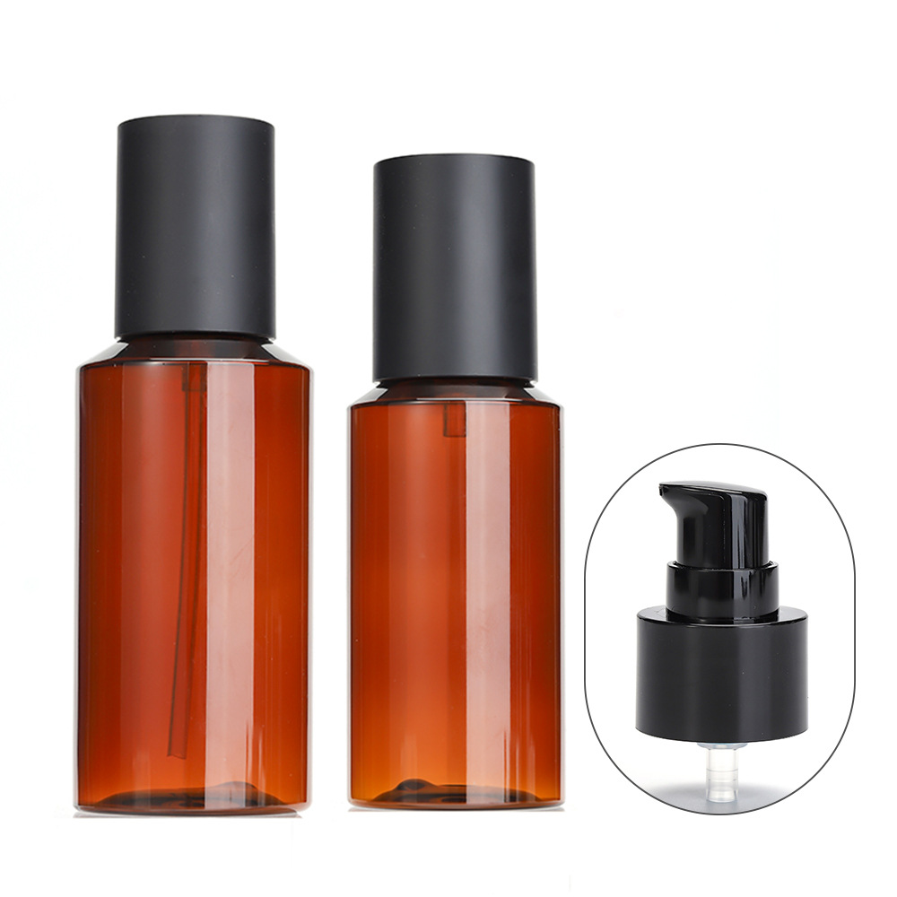 Botella Atomizadora y Dosificadora 150ml 100ml Plástico PET con Tapa Completa para Loción