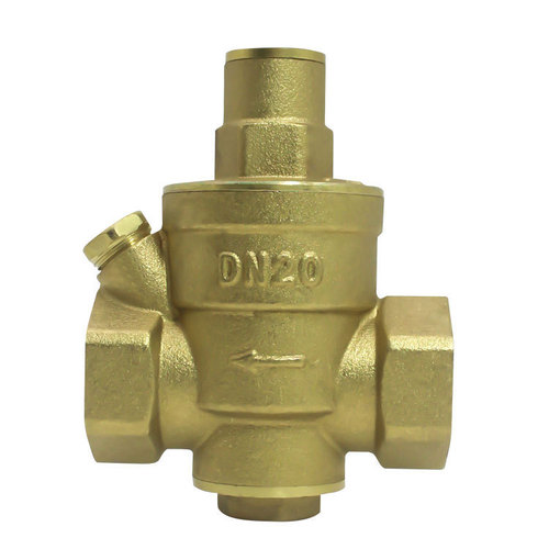 Household adjustable pressure stabilizer valve water heater purifier double inner thread 4/16 inch brass thick pressure reducing valve