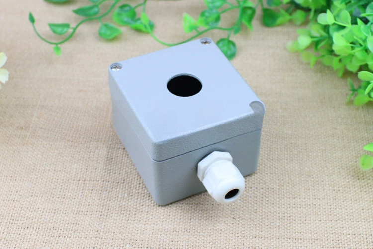 Button box XAL-B01 control box 1 hole control button box waterproof box emergency stop switch box