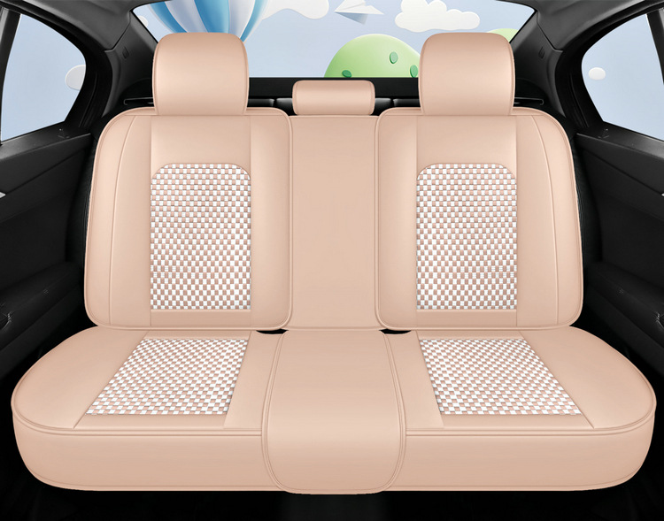 2025 New All-Inclusive Ice Silk Cartoon Four-Season Universal Car Seat Cushion Seat Cover Manufacturer Wholesale