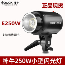 Godox神牛E250w影室闪光灯影棚灯摄影灯柔光摄影闪光灯设备拍照