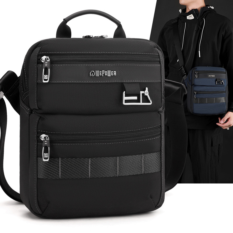 WEPOWER nuevo tipo de bolso de hombro ligero casual, bolso de hombro multicapa, bolso de viaje de negocios duradero