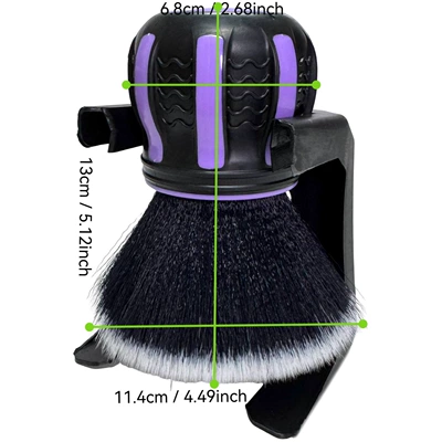Dust Sweeping Detail Brush, Car Interior – Car cleaning tools - purple-145109cm270g