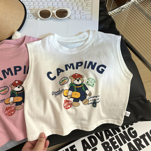 Children's summer thin cartoon T-shirt