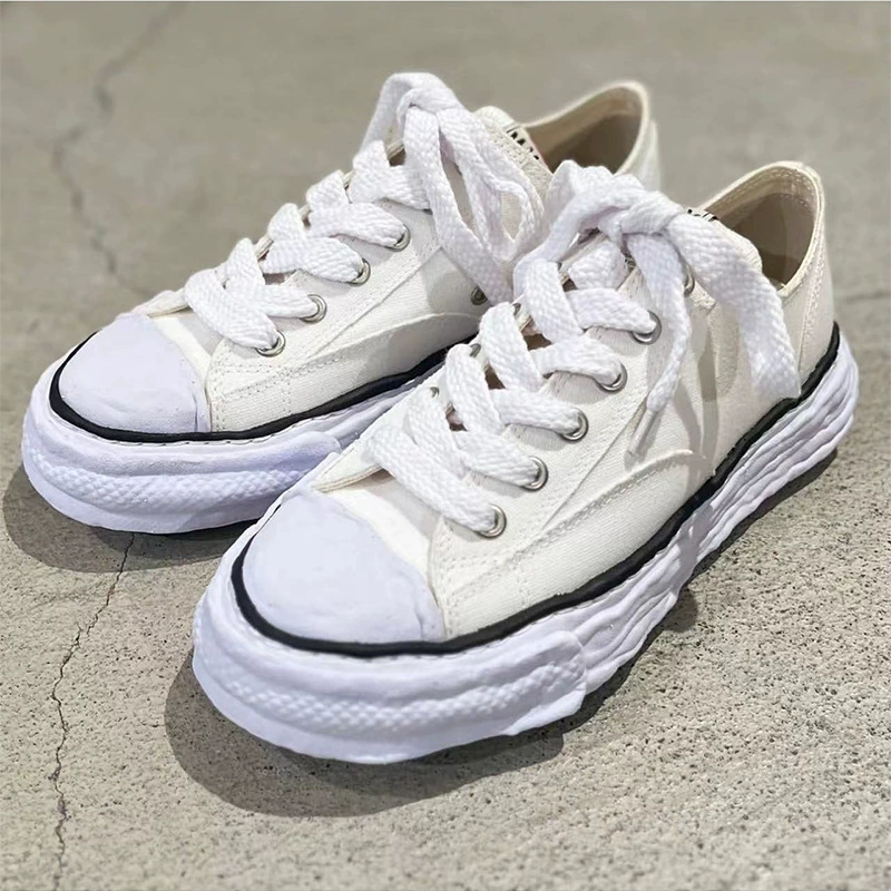 Новая модель от MMY, Kanjiro MMY, повседневная обувь на толстой подошве, увеличивающая рост, в том же стиле, что и Liu Dehua, парусиновые кроссовки для женщин, белые туфли.