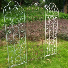 跨境爆款复古欧式别墅庭院铁艺藤蔓爬藤花架民宿创意植物攀爬花架