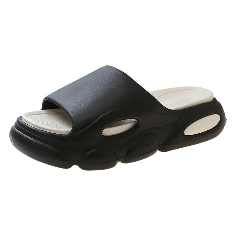 High-heeled Couple Sandals and Slippers Women's Summer Outdoor Casual Sports Fashion Internet Celebrity Comfortable Soft Bottom Thick Bottom Beach