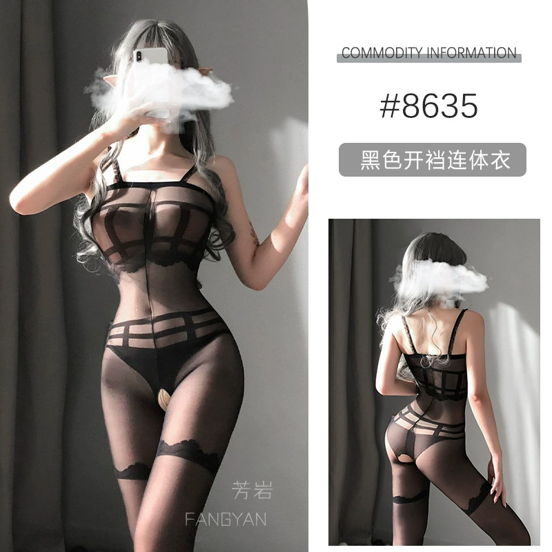 Crotchless sheer bodysuit, thin tights, lifting/contour effect, multiple styles