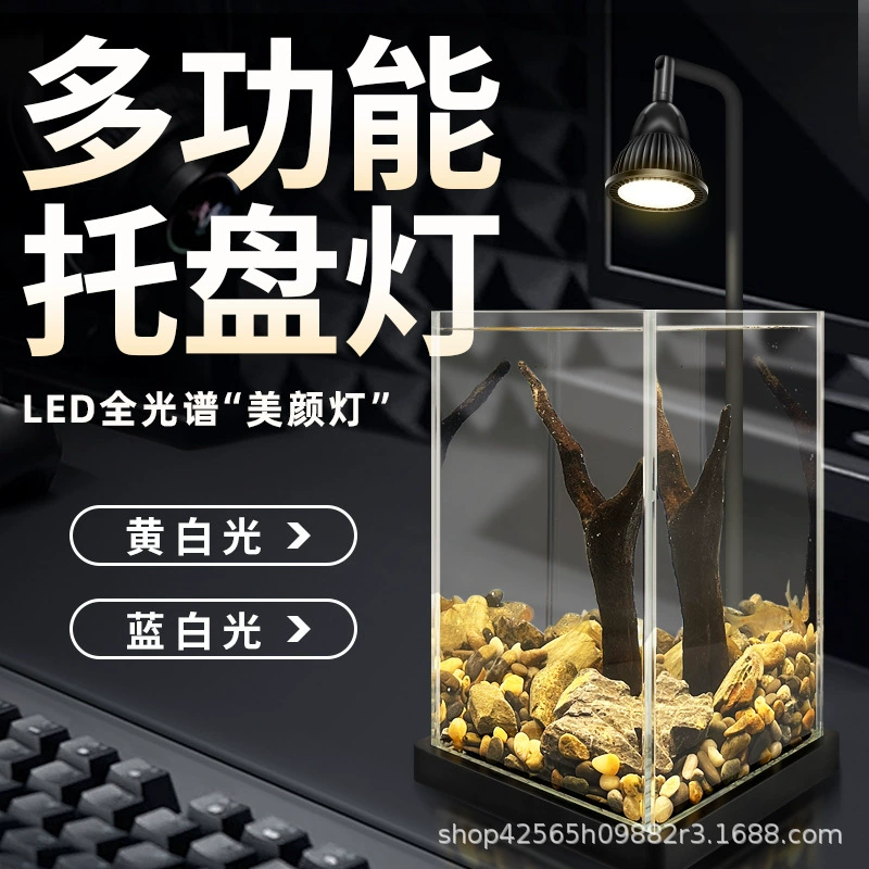 Фабрика аквариум светодиодный микро-ландшафт растений заполняет лампу настольный аквариум прожектор водная трава мясистая лампа роста мха