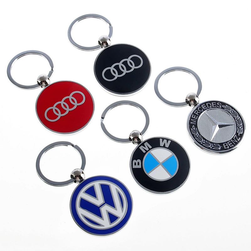 (Cross-border trading), Mercedes Benz, Audi, double-sided enamel, keychain, pendant