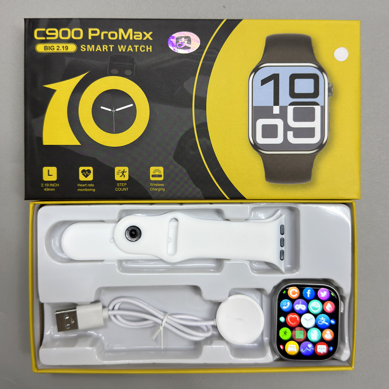 Cross-border S10 smart watch Bluetooth call smart island Alipay NFC blood glucose blood lipid uric acid C900PROMAX