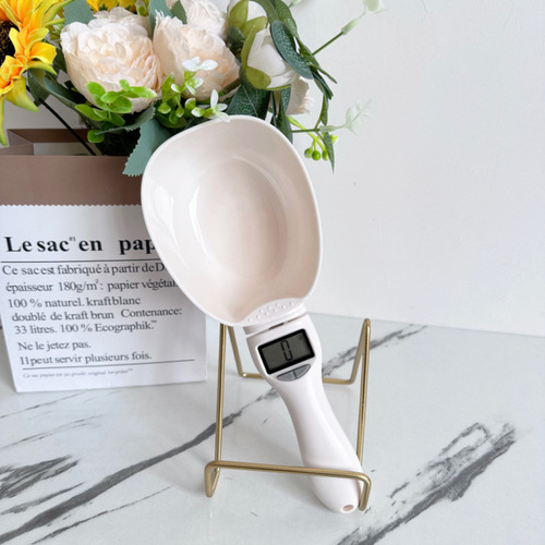Household Pet Food Scale Large Spoon Measuring Scale with Removable Spoon Scale Pet Nutrition Scale Handheld Pet Food Scale Digital Scale