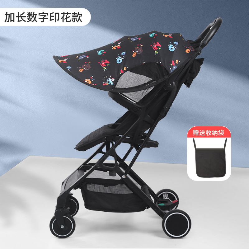 Toldo de cochecito de bebé, toldo de protección UV, artefacto de bebé, sombrilla de sombra alargada universal, cobertizo para bebé