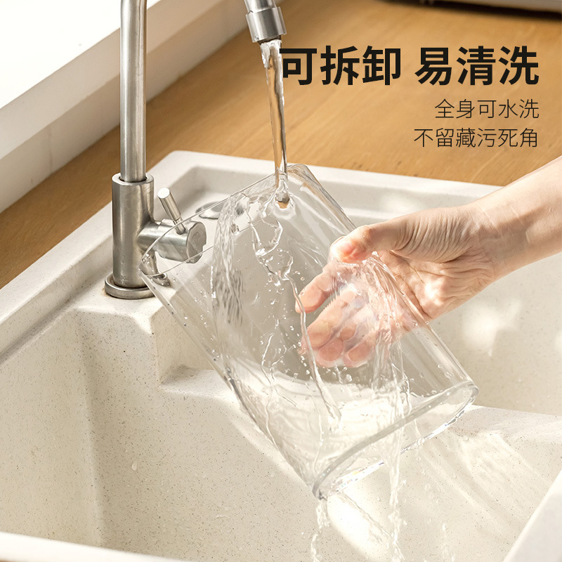 Detergente de lavandería sub-botella de plástico transparente sellado jarra de almacenamiento de polvo de lavado jarra de almacenamiento de suministros de lavado y protección de gran capacidad