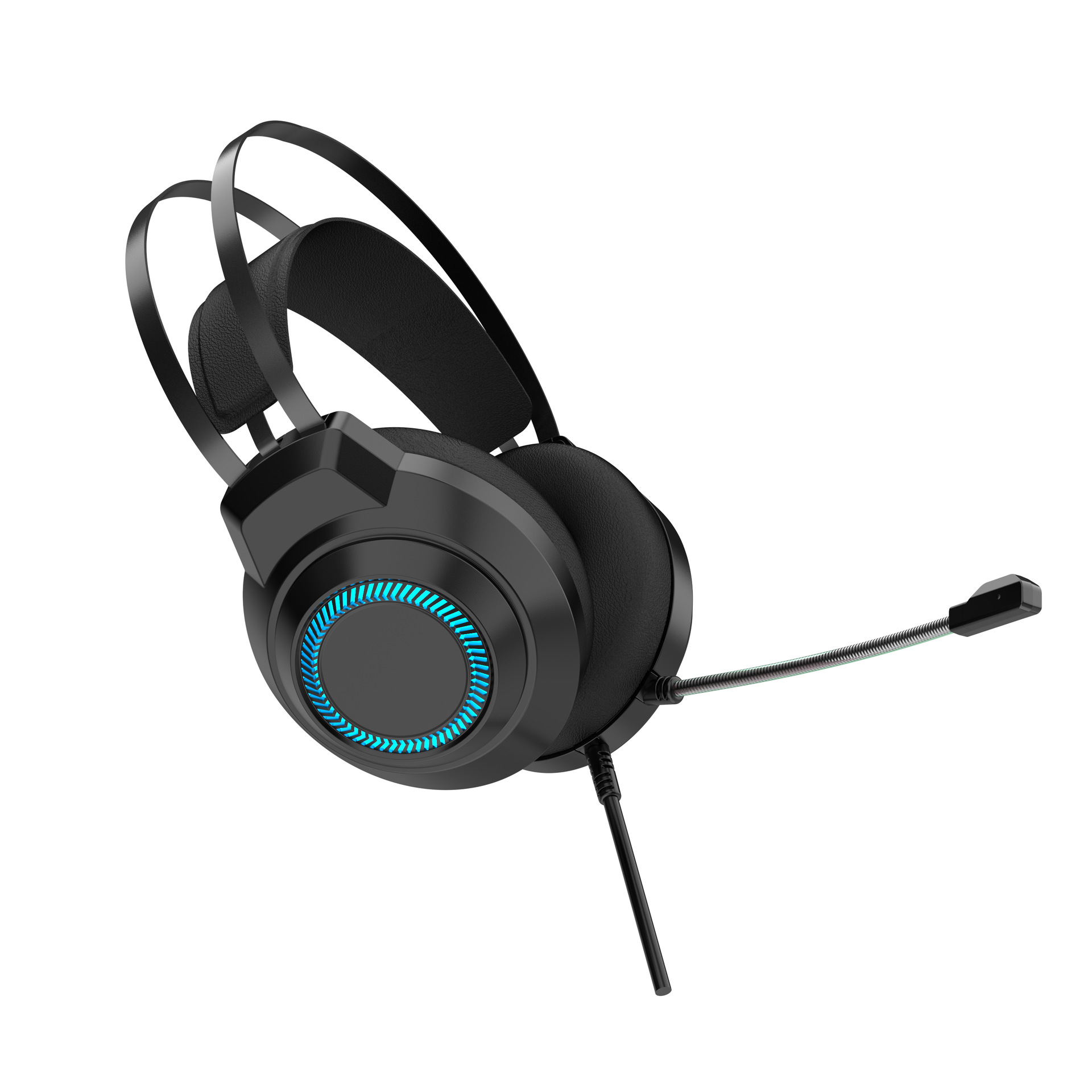 Suministro transfronterizo de auriculares de computadora de juegos por cable auriculares de computadora portátil auriculares 7.1 auriculares de deportes de pollo